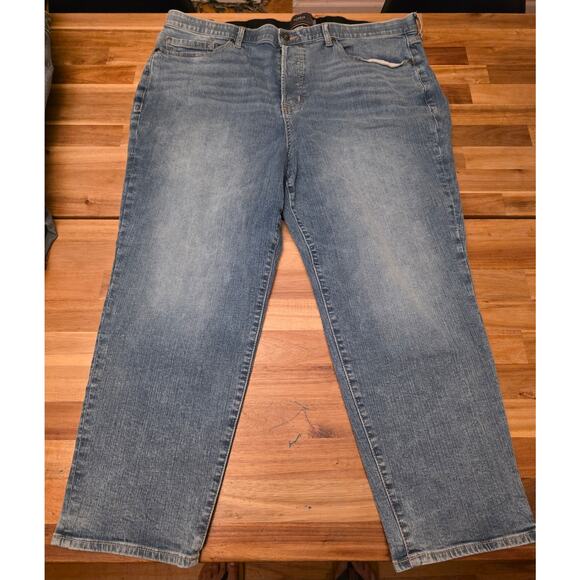 Torrid Feel The Fit Blue Denim Jeans Women’s Size 20 Plus Straight Leg EUC - Picture 1 of 5